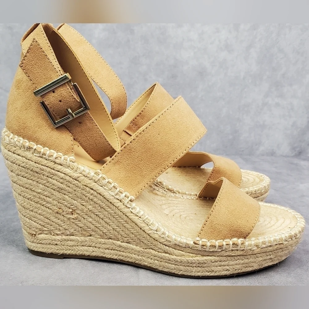 INC Womens Catiana Platform Ankle Strap‎ Wedge Sandals Size 8.5M